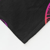 Boho Zee Schildpad: psychedelisch Mandala-patroon Fleece Deken (Hoek)