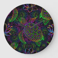 Boho Zee Schildpad: psychedelisch Mandala-patroon