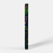 Boho Zee Schildpad: psychedelisch Mandala-patroon iPhone Hoesje (Rechterkant)