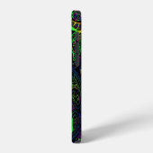 Boho Zee Schildpad: psychedelisch Mandala-patroon iPhone Hoesje (Linkerkant)
