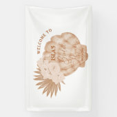 Boho Zeeschelp Bruidsdouche Spandoek (Verticaal)