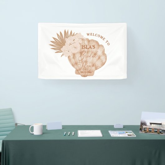 Boho Zeeschelp Bruidsdouche Spandoek (Beurs)