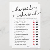 Boho zei dat ze zei dat Vrijgezellenfeest Game (Voorkant / Achterkant)