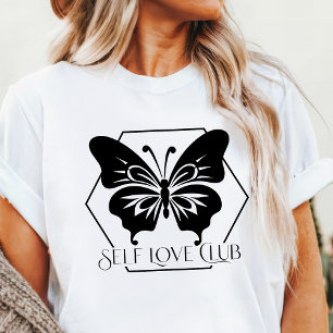 Boho Zelfliefde Club Vlinder Empowerment Tri-Blend Shirt