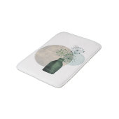 Boho Zen bloemenpaardenbloemen in een fles Badmat (Gekanteld)