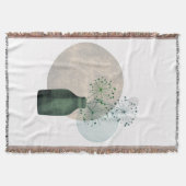 Boho Zen bloemenpaardenbloemen in een fles Deken (Voorkant)