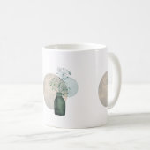 Boho Zen bloemenpaardenbloemen in een fles Koffiemok (Voorkant rechts)