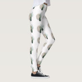 Boho Zen bloemenpaardenbloemen in een fles Leggings (Rechts)