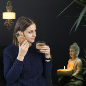 Boho Zen Breathe Herinnering Verwisselbare tekst K Case-Mate iPhone Case