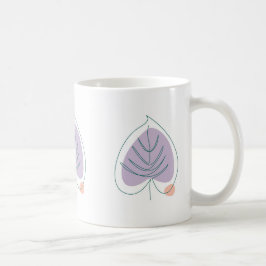 Boho Zen Little Lila Leaf Koffiemok