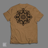 Boho Zen Mandala Intricate Floral Sacred Geometry  Tri-Blend Shirt
