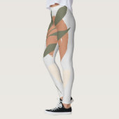 Boho Zen minimalistisch botanisch Leggings (Links)