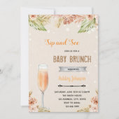 Boho ziet de uitnodiging van de partij "sip" en "b (Voorkant)