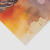 Boho Zigeunerin Portret Decoupage Papier | Kleur (Detail)
