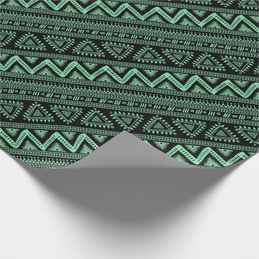 Boho ZigZag Cadeaupapier (Hoek)