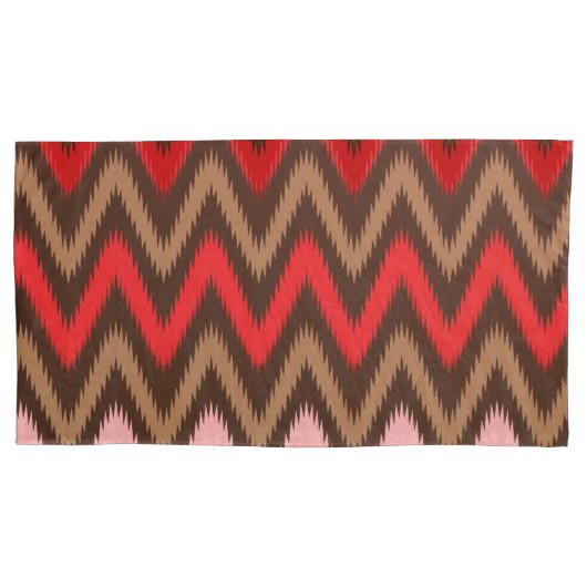 Boho Zigzag Luxe Kussenhoes (Voorkant-Links)