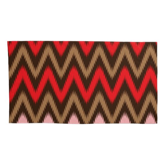 Boho Zigzag Luxe Kussenhoes (Achterkant-Rechts)