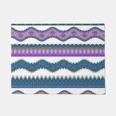 Boho Zigzag Welkom Deurmat (Voorkant)