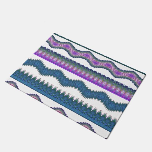 Boho Zigzag Welkom Deurmat (Schuin)