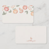 Boho zoete perzik plaatskaarten plaatskaartje (Voorkant / Achterkant)