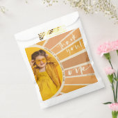 Boho Zomer 1e reis rond de zon Verjaardag Foto Bedankzakje (Gezegeld)