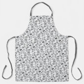 Boho zomer bloemenhoning bijen patroon wit schatti schort (Voorkant)