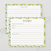 Boho Zomer Citroen Fruit Bruiloft Feest Recept (Voorkant / Achterkant)