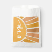 Boho zomer eerste reis rond zon verjaardag bedankzakje (Voorkant)