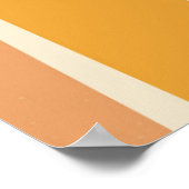 Boho zomer eerste reis rond zon welkomstbord poster (Hoek)