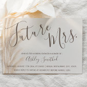 Boho zomer pampas gras Mrs bruidsfeest Kaart