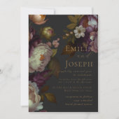 Boho Zomer Roos aestethische bruiloft Kaart (Voorkant)