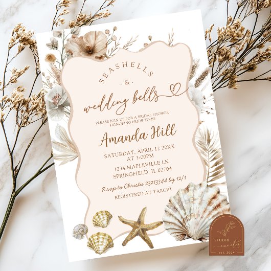 Boho Zomer Strand schatje Baby Shower Kaart