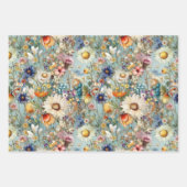 BOHO ZOMER WILDE BLOEM INPAKPAPIER VEL (Voorkant)