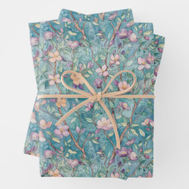 BOHO ZOMER WILDE BLOEM INPAKPAPIER VEL