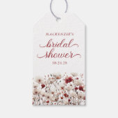 Boho Zomer Wilde Bloemen Bruiloft Feest Cadeaulabel (Voorkant)