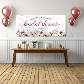 Boho Zomer Wilde Bloemen Bruiloft Feest Welkom Spandoek