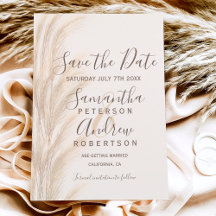 Boho zomerpampas gras waterverf met behoud van dat