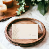 Boho zomerpampas gras waterverf tafelnummer plaatskaartje