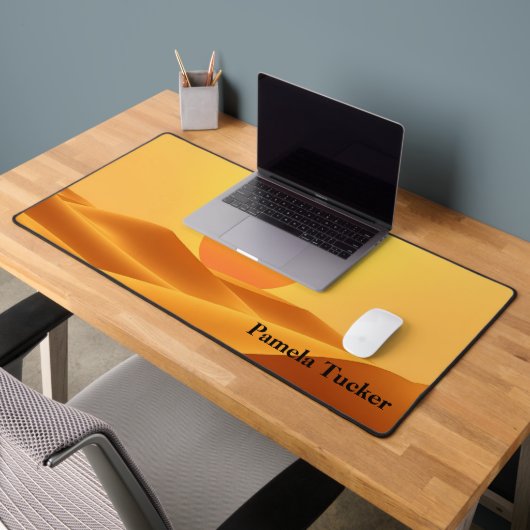 Boho Zon Abstract Amber Aardetinten Bureaumat (Kantoor 2)