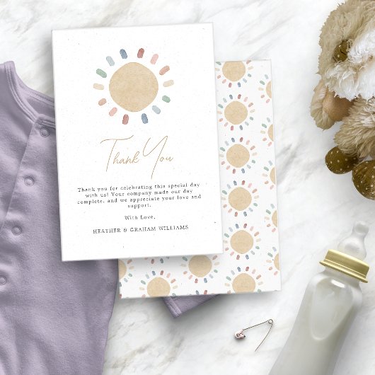 Boho Zon Bedankkaart