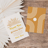 Boho Zon Bedankkaart | Zon Bedankkaarten