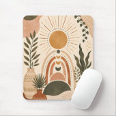 Boho Zon & Botanische Kunst Muismat (Met muis)