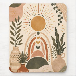 Boho Zon & Botanische Kunst Muismat
