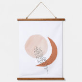 Boho zon en maan hangend wandkleed (Voorkant)