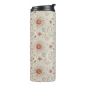 Boho Zon- en Maanpatroon Thermosbeker (Gedraaid links)
