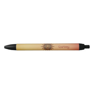 Boho Zon Gradiënt Zwarte Inkt Pen
