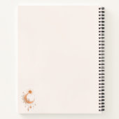 Boho Zon & Maan Deluxe Notitieboek (Achterkant)