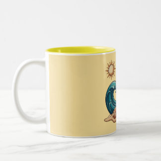 Boho Zon, Maan en Oceaangolf Esthetische Mok