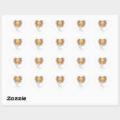 Boho Zon Maan Hemels Hart Sticker Decal (Vel)