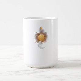 Boho Zon Maan Hemels Koffiekopje Heksenbeker Koffiemok
